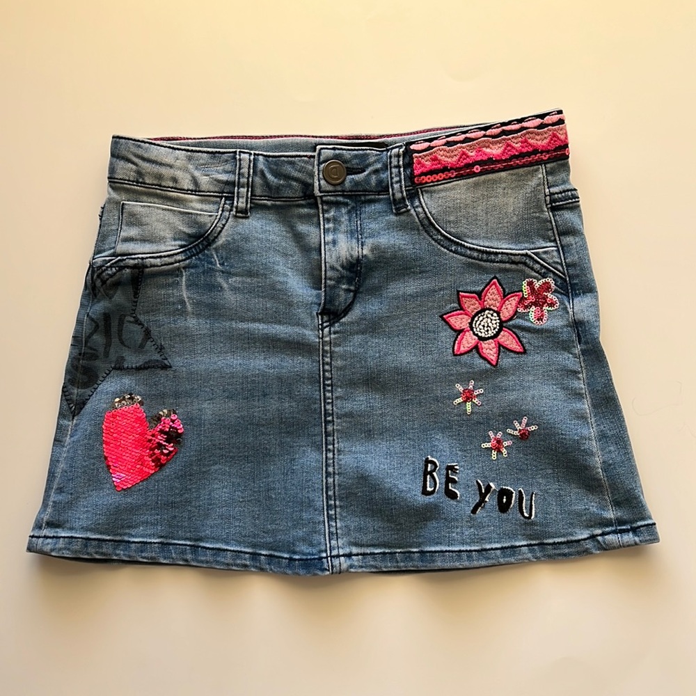 Desigual denim mini-skirt - size 11/12